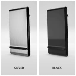 Custom Lettering Stainless Steel Double Sided Men Women Money Clip Wallet Metal Credit Card Money Holder Bill Steel Clip Clamp