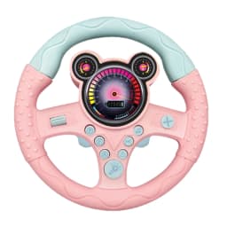 Electric Simulation Steering Wheel Toy With Light And Sound Educational Children Co-Pilot Children'S Car Toy Vocal Toy Gift