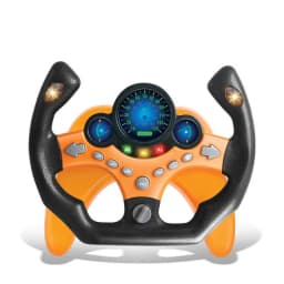 Electric Simulation Steering Wheel Toy With Light And Sound Educational Children Co-Pilot Children'S Car Toy Vocal Toy Gift