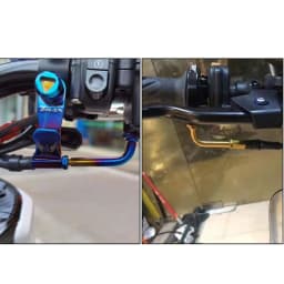 Sclmotos- CNC Motorcycle 90 Degree Adjuster Throttle Cable Screw Head Brake Clutch Wire Cable For Dirt Pit Bike Moped Scooter