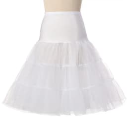 Black Red or White Lolita Petticoats Girl Woman Short Underskirt Crinoline Petit Coat Peticoat Pettycoat