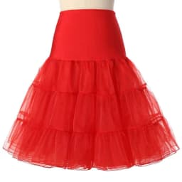 Black Red or White Lolita Petticoats Girl Woman Short Underskirt Crinoline Petit Coat Peticoat Pettycoat