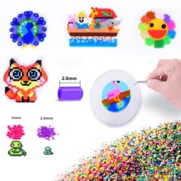 2.6mm Mini Hama Beads Fuse Beads Set Puzzles Toy 24 48 72 Color Hama Beads Diy Puzzles High Quality Handmade Gift Children Toy