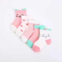 5 Pairs/Lot Baby Socks Newborns Infant Cute Cartoons Soft Cotton Mesh Short Socks For 0-24 Month Boy Girl Babies Fashion Kids