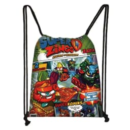 Cartoon Super Zings Drawstring Bag Boys Girls Casual Backpack Youth Lightweight Super Zings Printing Bags Storage Bag Gift