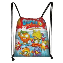 Cartoon Super Zings Drawstring Bag Boys Girls Casual Backpack Youth Lightweight Super Zings Printing Bags Storage Bag Gift