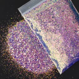 50G/Bag Holographic Mixed Hexagon Shape Chunky Nail Glitter Sequins Sparkly Flakes Slices Manicure Body/Eye/Face Glitter TCF2335