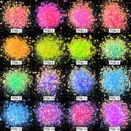 50G/Bag Holographic Mixed Hexagon Shape Chunky Nail Glitter Sequins Sparkly Flakes Slices Manicure Body/Eye/Face Glitter TCF2335