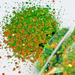 50G/Bag Holographic Mixed Hexagon Shape Chunky Nail Glitter Sequins Sparkly Flakes Slices Manicure Body/Eye/Face Glitter TCF2335