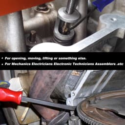 3Pocket Pry Bar Short Angled Operating Handy Tool 4-Sided Grip Car Repair Remove Tools WLR-GJ005-QY