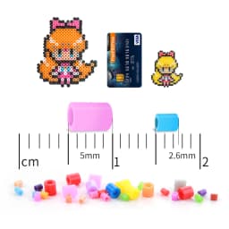 2.6mm Mini Hama Beads Fuse Beads Set 1,0000pcs with Accessory Pegboard Puzzles Toy Perler Toys for Children Creative Toys