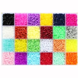 2.6mm Mini Hama Beads Fuse Beads Set 1,0000pcs with Accessory Pegboard Puzzles Toy Perler Toys for Children Creative Toys