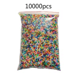 2.6mm Mini Hama Beads Fuse Beads Set 1,0000pcs with Accessory Pegboard Puzzles Toy Perler Toys for Children Creative Toys