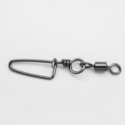 50-100pcs/ 1box Fishing Connector Swivels Interlock Pin Rolling Swivel With Hooked Snap For Fishhook Lure Fishing Accessories