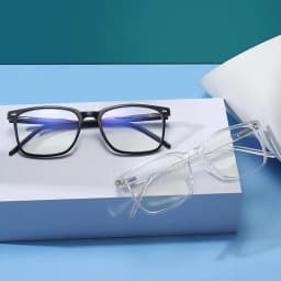 VIVIBEE 2026 Square Blue Light Blocking Glasses Men TR90 Light Frame Anti Blue Ray Eyeglasses Women Classic Computer Eyewear