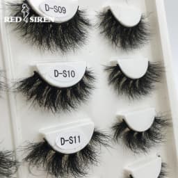 RED SIREN Lashes Mink Eyelashes Real Mink Hair Fluffy Messy Soft Natural Lashes Makeup 3d Mink Lashes