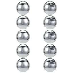 ZS 5-50Pcs 16G Stainless Steel Piercing Screw Replacement Ball Rose Gold Plated Earring Balls Nose Labret Helix Piercing Ball