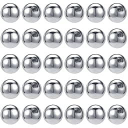 ZS 5-50Pcs 16G Stainless Steel Piercing Screw Replacement Ball Rose Gold Plated Earring Balls Nose Labret Helix Piercing Ball