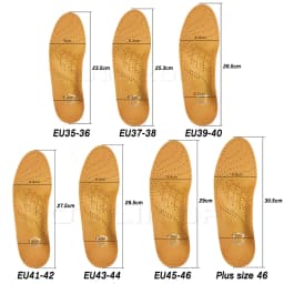 Leather Orthotic Insole For Flat Feet Arch Support Orthopedic Shoes Sole Insoles For Feet Men's Shoes Women Children O/X Leg Pad