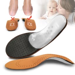 Leather Orthotic Insole For Flat Feet Arch Support Orthopedic Shoes Sole Insoles For Feet Men's Shoes Women Children O/X Leg Pad
