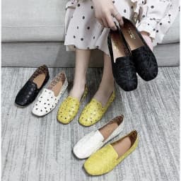 Size 35-42 Square Toe Summer Shoes for Women Embroidery Designer Shoes Soft Slipon Loafers Moccasin Leisure Women's Ballet Flats