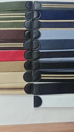 Belts For Man Canvas Tactical Belt Width 3.8cm Thickness 4mm Belts For Woman Belt Jeans Fashion Belt (No Buckle)