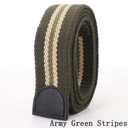 Belts For Man Canvas Tactical Belt Width 3.8cm Thickness 4mm Belts For Woman Belt Jeans Fashion Belt (No Buckle)
