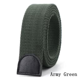 Belts For Man Canvas Tactical Belt Width 3.8cm Thickness 4mm Belts For Woman Belt Jeans Fashion Belt (No Buckle)