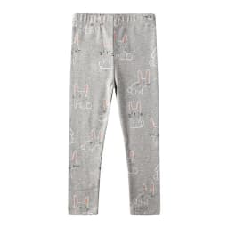 Girls Leggings 100% Cotton Girl's Trousers Fille Girls Pants Skinny Print Cartoon Pattern Kids Children Leggings Trousers KF083