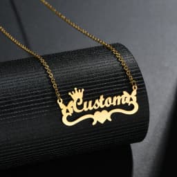Fashion Custom Name Necklaces for Women Stainless Steel Personalized Summer Choker Letter Heart Butterfly Pendant Jewelry Gift