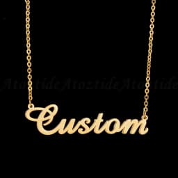Fashion Custom Name Necklaces for Women Stainless Steel Personalized Summer Choker Letter Heart Butterfly Pendant Jewelry Gift