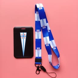 Chile Football Team Card Holder Neck Strap Students Name Card Case Lanyard Child Visit Door Identity Credit Badge Cards Cover