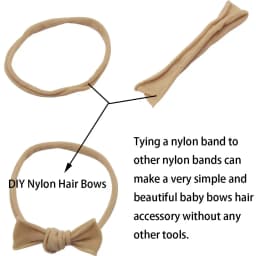 20Pcs/Lot Baby Girl DIY Nylon Headbands Soft Traceless Stretchy Headband for Children Hair Band Girl Elastic Hair Accessories