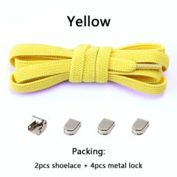 Shoelaces for Sneakers No Tie Elastic Shoe Laces One Size Fits All Adult and Kids Shoes Shoelace Tieless Flat Expand Shoestrings