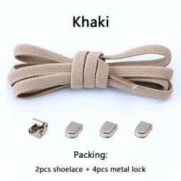 Shoelaces for Sneakers No Tie Elastic Shoe Laces One Size Fits All Adult and Kids Shoes Shoelace Tieless Flat Expand Shoestrings