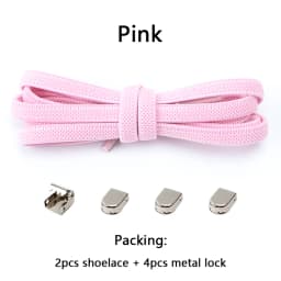 Shoelaces for Sneakers No Tie Elastic Shoe Laces One Size Fits All Adult and Kids Shoes Shoelace Tieless Flat Expand Shoestrings
