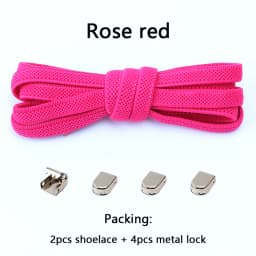 Shoelaces for Sneakers No Tie Elastic Shoe Laces One Size Fits All Adult and Kids Shoes Shoelace Tieless Flat Expand Shoestrings