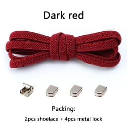 Shoelaces for Sneakers No Tie Elastic Shoe Laces One Size Fits All Adult and Kids Shoes Shoelace Tieless Flat Expand Shoestrings