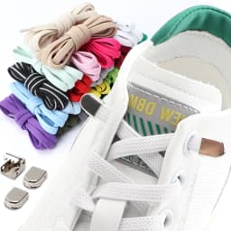 Shoelaces for Sneakers No Tie Elastic Shoe Laces One Size Fits All Adult and Kids Shoes Shoelace Tieless Flat Expand Shoestrings