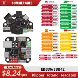 BIGTREETECH EBB36 EBB42 CAN GEN2 Board Support Canbus PT100 For Klipper Hotend HeadTool 36 stepper motor Ender3 3d Printer Parts
