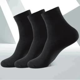 10/5/3MEN'S Mid-calf Socks Cotton Socks for All Seasons, Solid Colour and Versatile