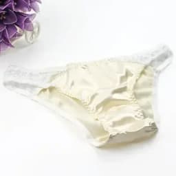 100% mulberry silk sexy silk lace underwear breathable low waist comfortable antibacterial briefs lingerie femme  panties