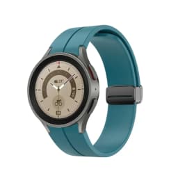 Original Silicone Strap for Samsung Galaxy Watch 5 Pro 45mm Watch 5 40mm 44mm Band Magnetic Buckle for Galaxy Watch 4/4 Classic