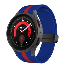 Original Silicone Strap for Samsung Galaxy Watch 5 Pro 45mm Watch 5 40mm 44mm Band Magnetic Buckle for Galaxy Watch 4/4 Classic