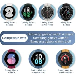 Original Silicone Strap for Samsung Galaxy Watch 5 Pro 45mm Watch 5 40mm 44mm Band Magnetic Buckle for Galaxy Watch 4/4 Classic