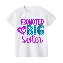 I'm Going To Be A Big Sister T-shirt Baby Announcement Big Sister Sibling Clothes Tops Toddler Rainbow Shirt Girl Kids Clothing