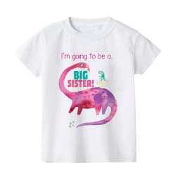I'm Going To Be A Big Sister T-shirt Baby Announcement Big Sister Sibling Clothes Tops Toddler Rainbow Shirt Girl Kids Clothing