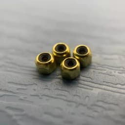 Gold Silver Black Self Lock Anti-loose Fingerboard Locknuts with Nylon Inside