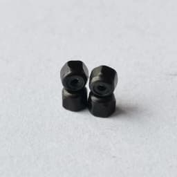Gold Silver Black Self Lock Anti-loose Fingerboard Locknuts with Nylon Inside