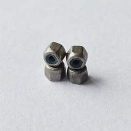 Gold Silver Black Self Lock Anti-loose Fingerboard Locknuts with Nylon Inside